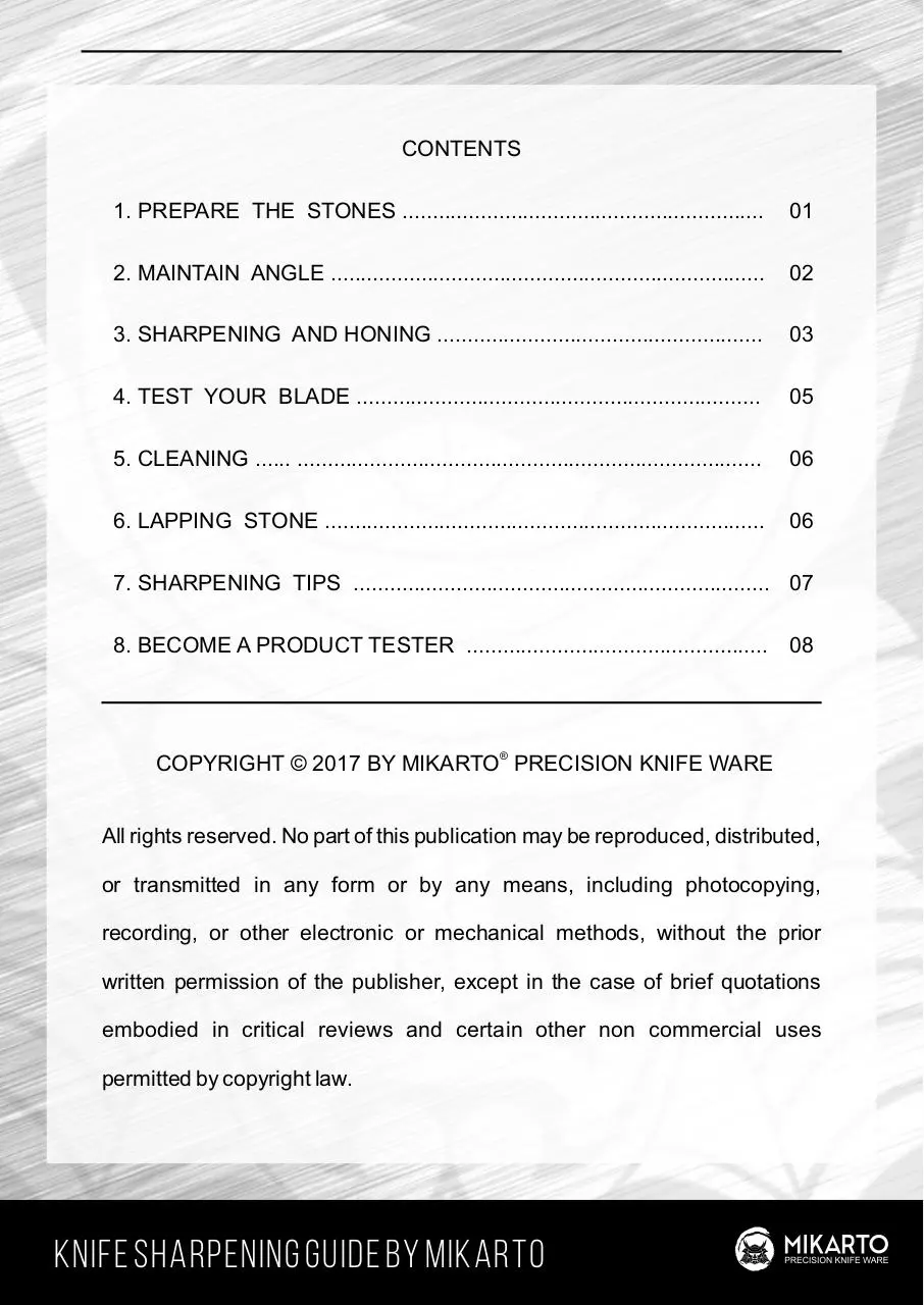 Page 2 of 10, sharpening guide