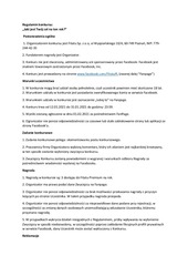 Page 1, Konkurs fb regulamin