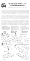 Page 1, Airfix 76 German Reconnaissance Set (02312 6)