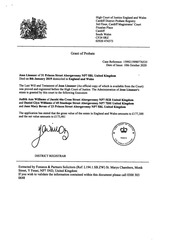 Page 1, Last Will and Testament Mrs Jean Lissauer nee Goodeve b.Q1.1925 d.8 January 2019
