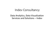 Page 1, Data Analytics, Data Visualization Services and Solutions Indev