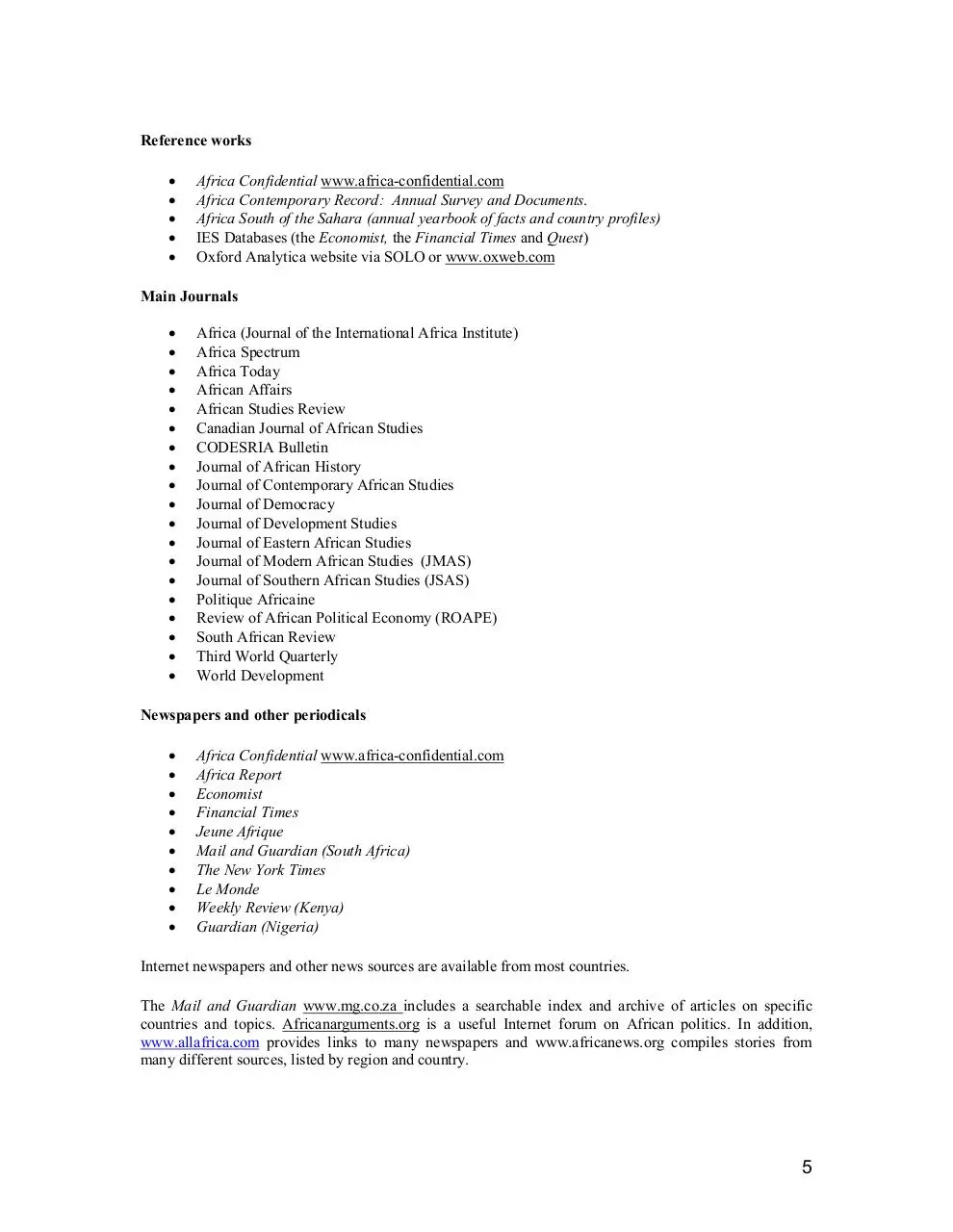 Page 5 of 51, ReadingList