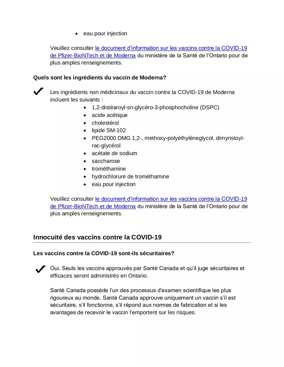 Page 3 of 10, COVID 19 Vaccines Fact Sheet 20210129 FR