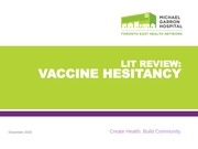 Page 1, Vaccine Hesitancy Lit Review December 2020
