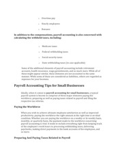 Page 2, The Basics of Payroll Accounting for Your Small Business