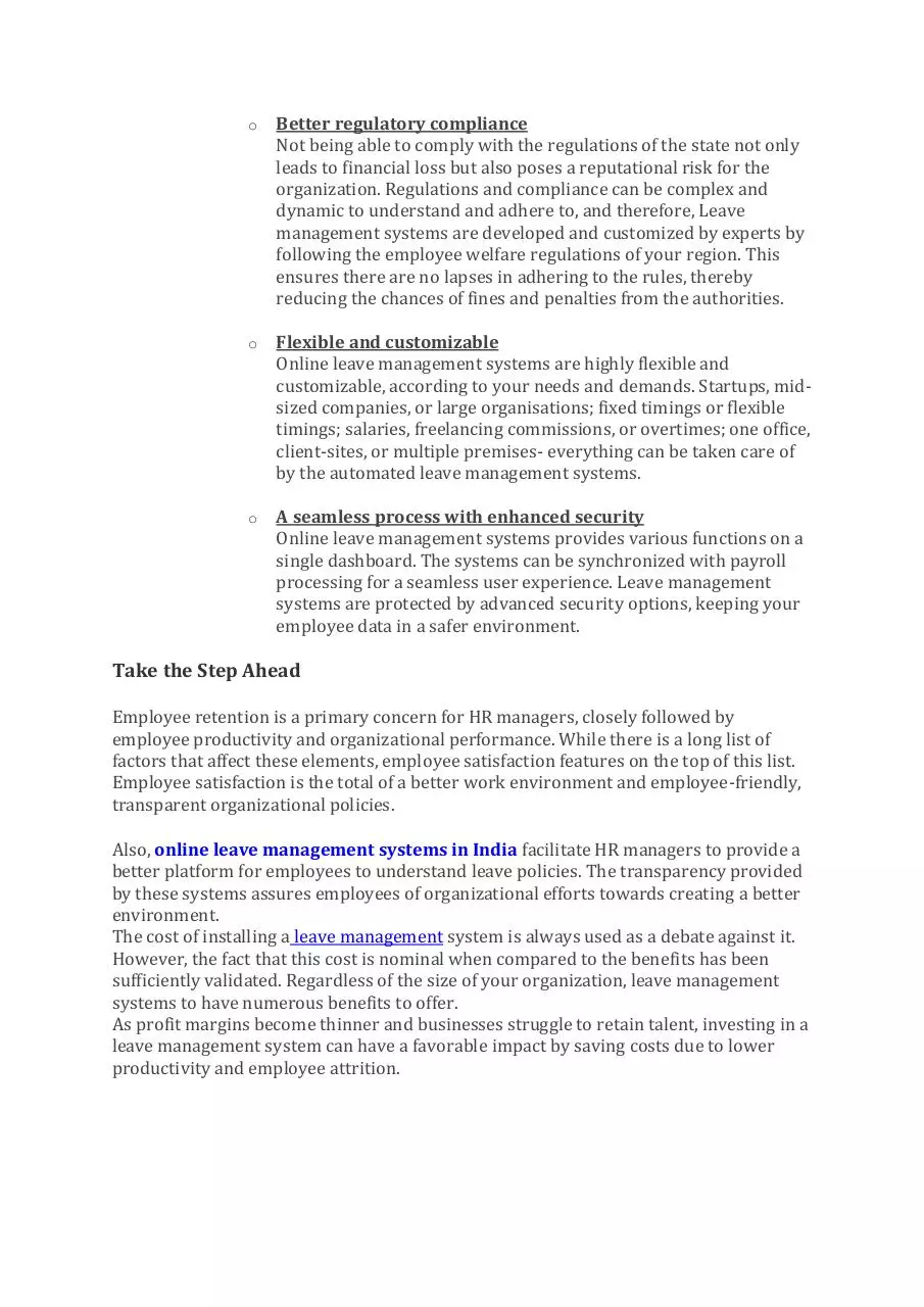 Page 4 of 4, Key Reasons To Choose An Employee leave management system For Your Business