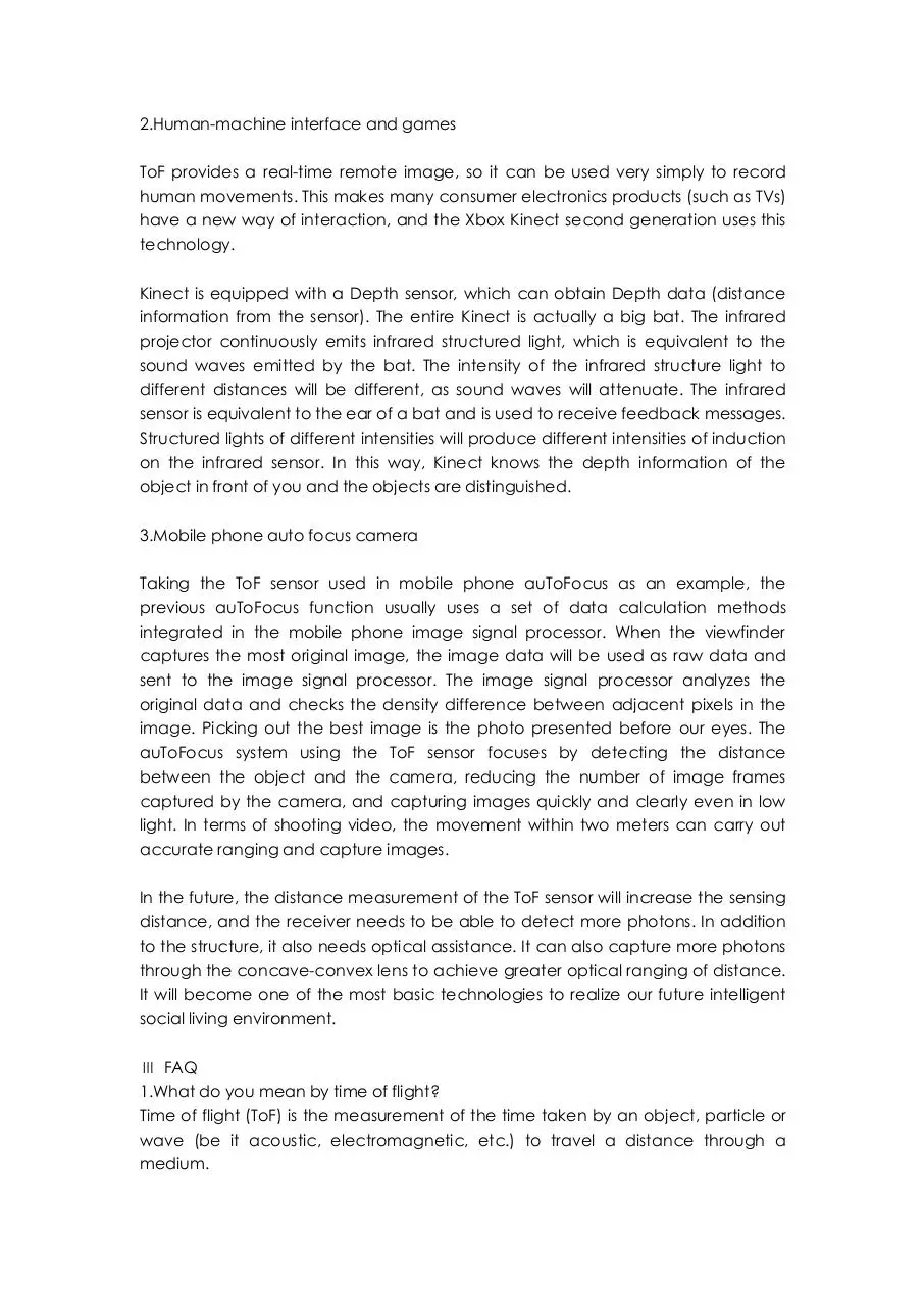 Page 5 of 6, ToF technology