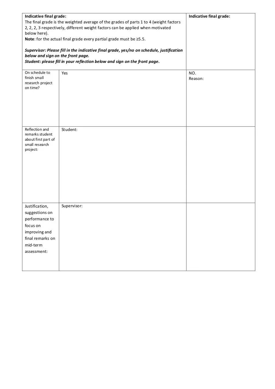 Page 4 of 4, midterm assessment form