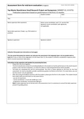 Page 1, midterm assessment form
