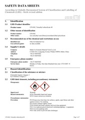 Page 1, cfs 062 tetraethyl orthosilicate 40 ghs sds