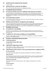 Page 3, cfs 250 propyltrimethoxysilane ghs sds