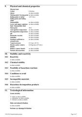 Page 4, cfs 250 propyltrimethoxysilane ghs sds