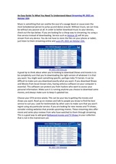 Page 1, An Easy Guide To What You Need To Understand About