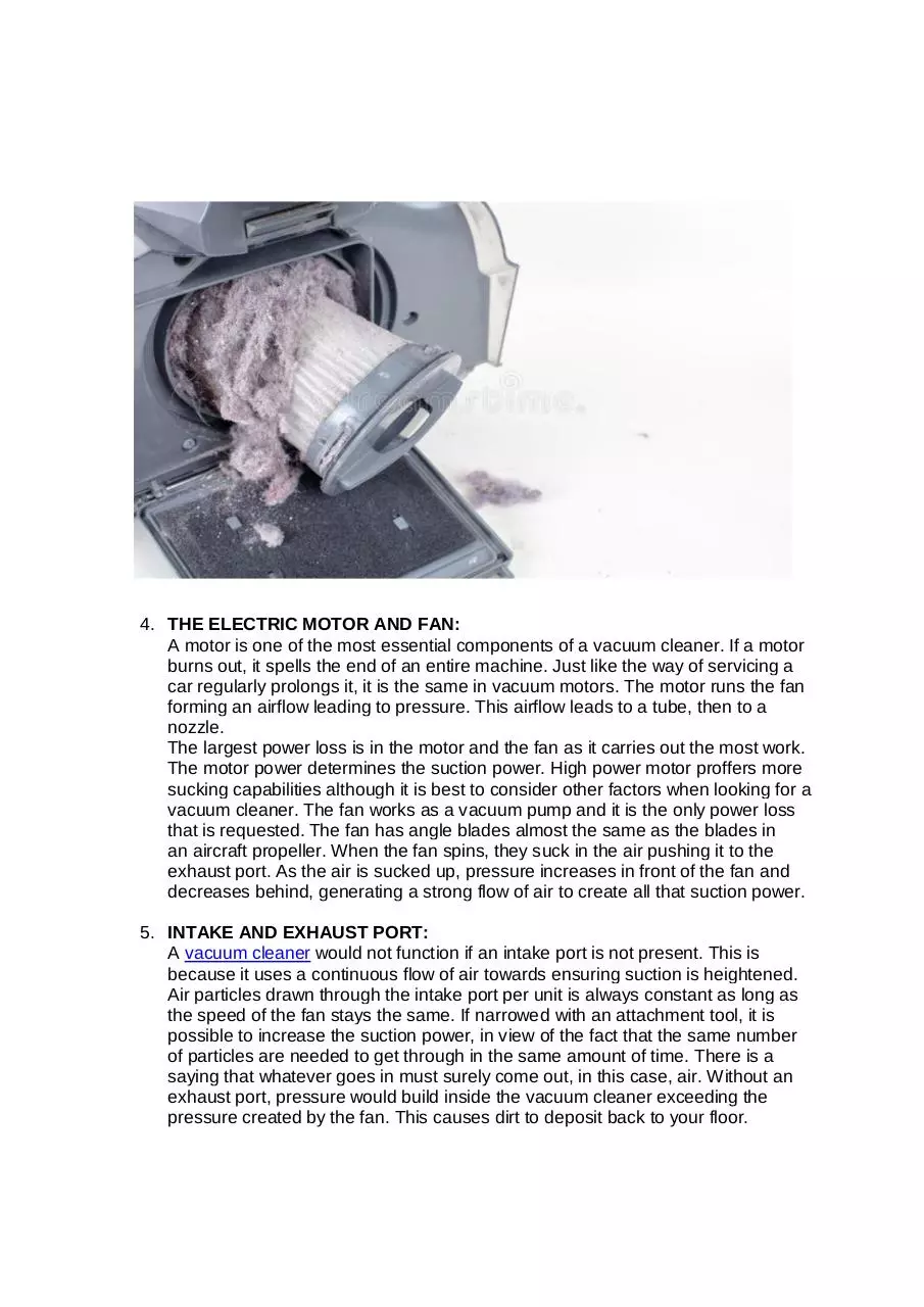 Page 3 of 4, 5 Significant Components Of A Vacuum Cleaner