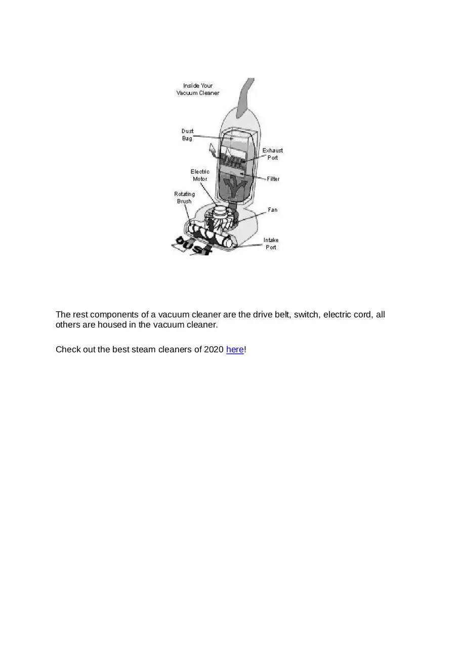 Page 4 of 4, 5 Significant Components Of A Vacuum Cleaner
