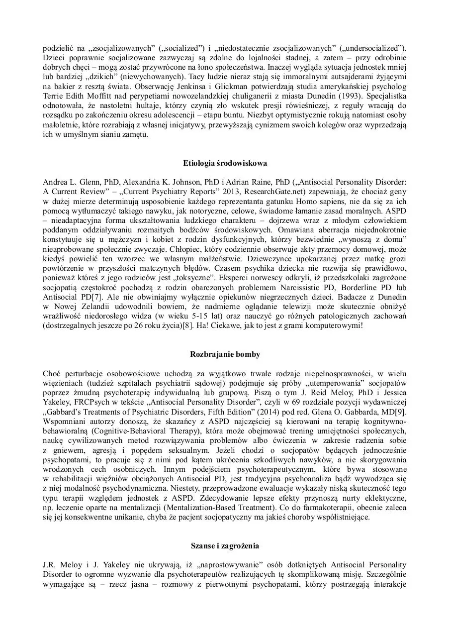 Page 4 of 8, Socjopatia, nie psychopatia. Osobowość antyspołeczna (ASPD)