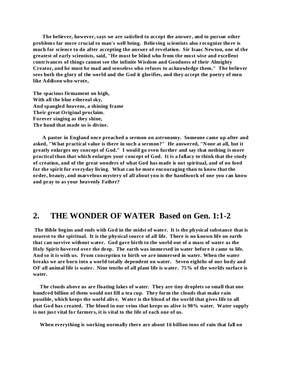 Page 5 of 83, A STUDY OF GODS CREATION