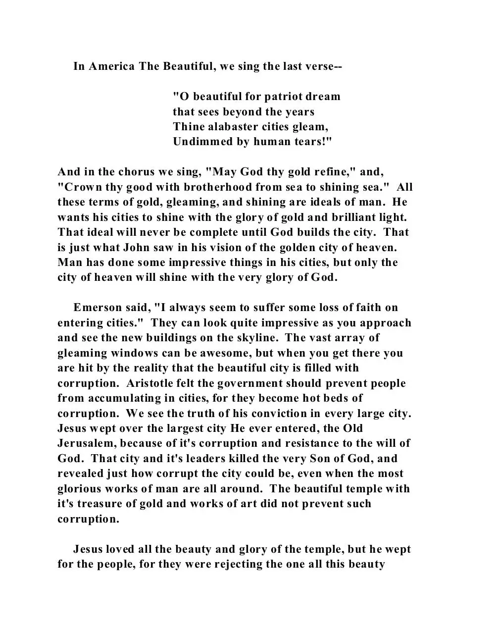 Page 3 of 158, BEHOLD THE GLORY OF GOD