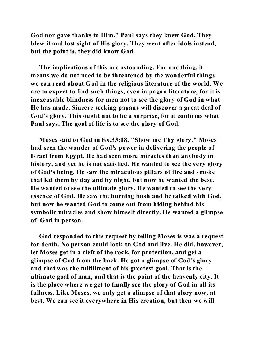 Page 5 of 158, BEHOLD THE GLORY OF GOD