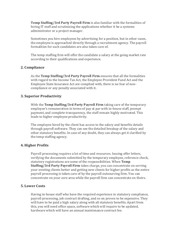 Page 3, Top 7 Reasons to Use A Temp Staffing or 3rd Party Payroll Firm for your company