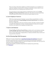 Page 4, Top 7 Reasons to Use A Temp Staffing or 3rd Party Payroll Firm for your company