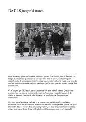 Page 1, De l'I.S jusqu'à nous