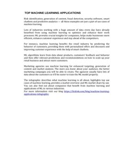 Page 2, TOP MACHINE LEARNING APPLICATIONS