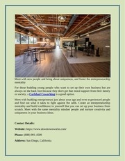 Page 2, Want a thriving business Focus on Carlsbad Coworking!