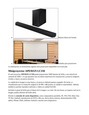 Page 3, Mini proyectores