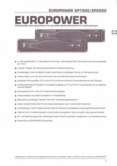 Page 4, EP1500 2500