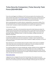 Page 1, Tulsa Security Companies Tulsa Security Task Force 918 404 5545 converted