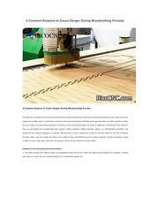 Page 1, 6 Common Reasons to Cause Danger During Woodworking Process