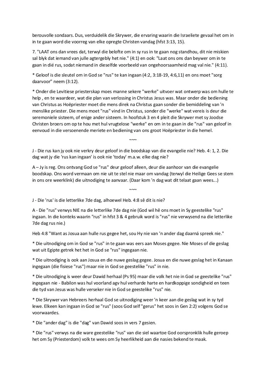 Page 2 of 4, Hebreers 3 en 4 uitleg