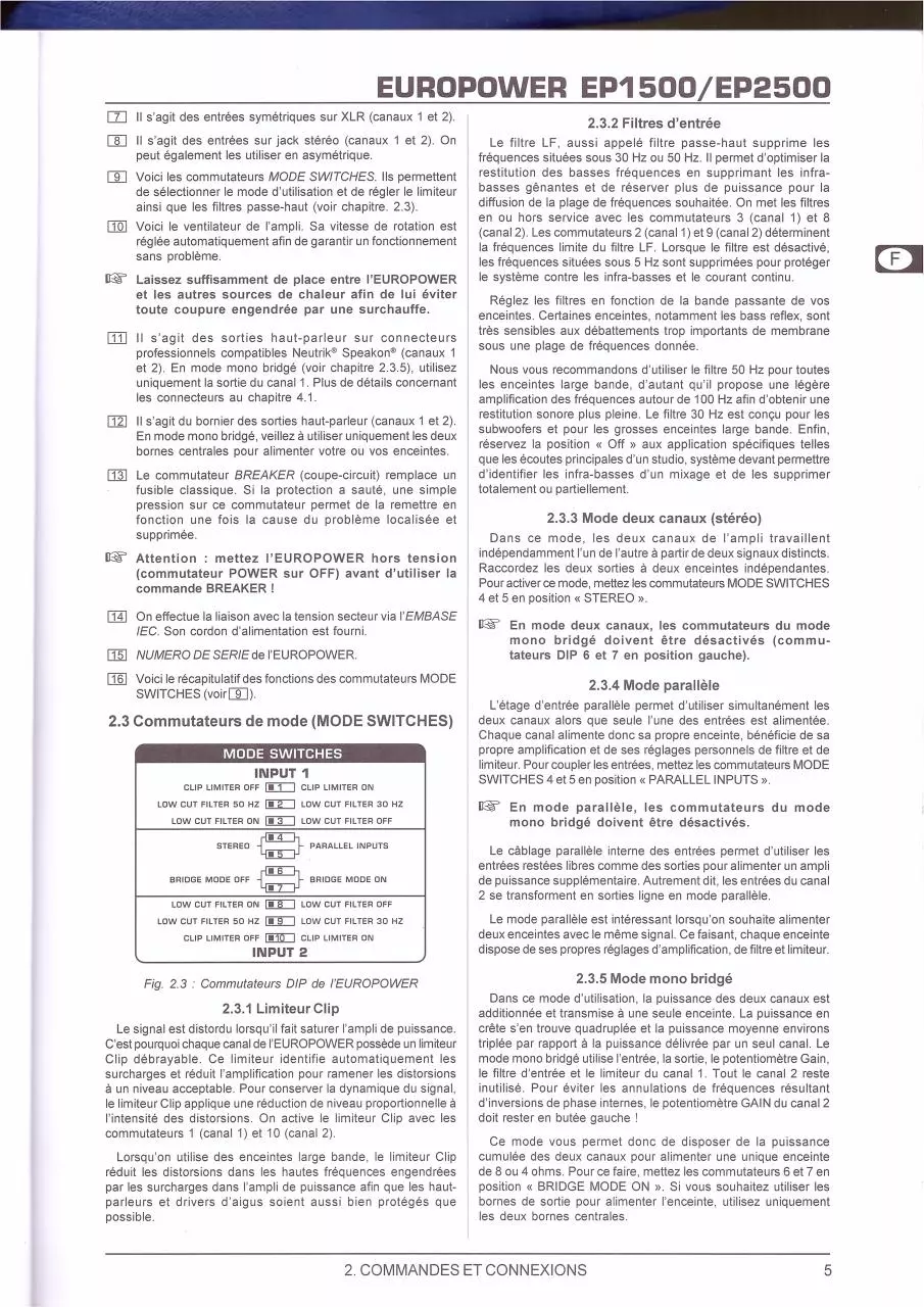 Page 5 of 96, EP1500 2500multilang