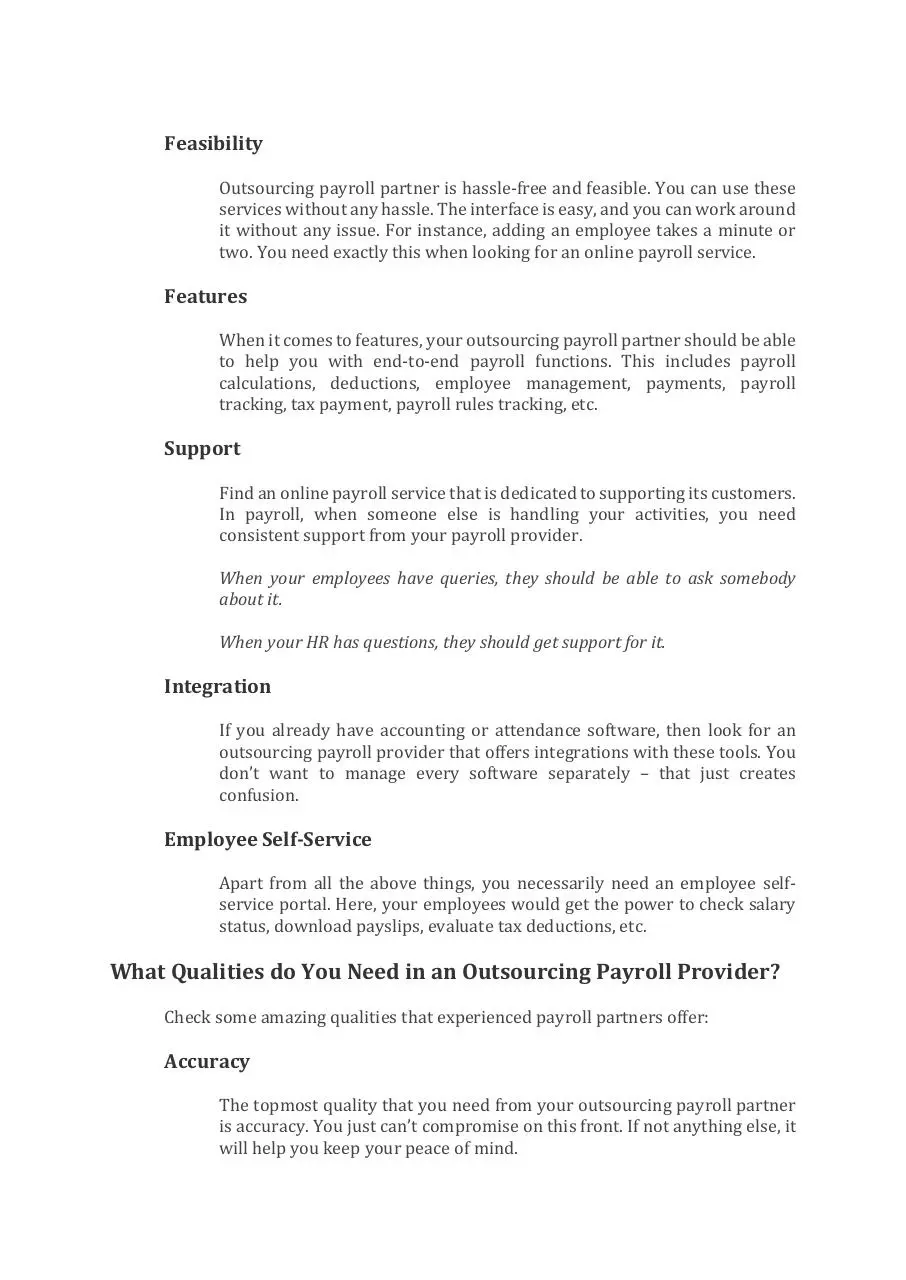 Page 4 of 6, Why You Need The Right Payroll Outsourcing Partner For Your Business