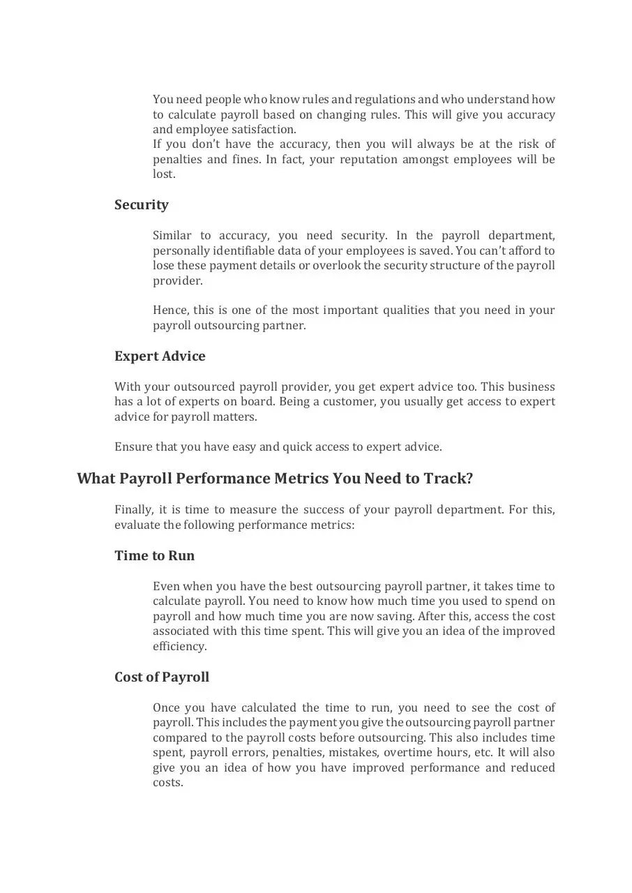 Page 5 of 6, Why You Need The Right Payroll Outsourcing Partner For Your Business