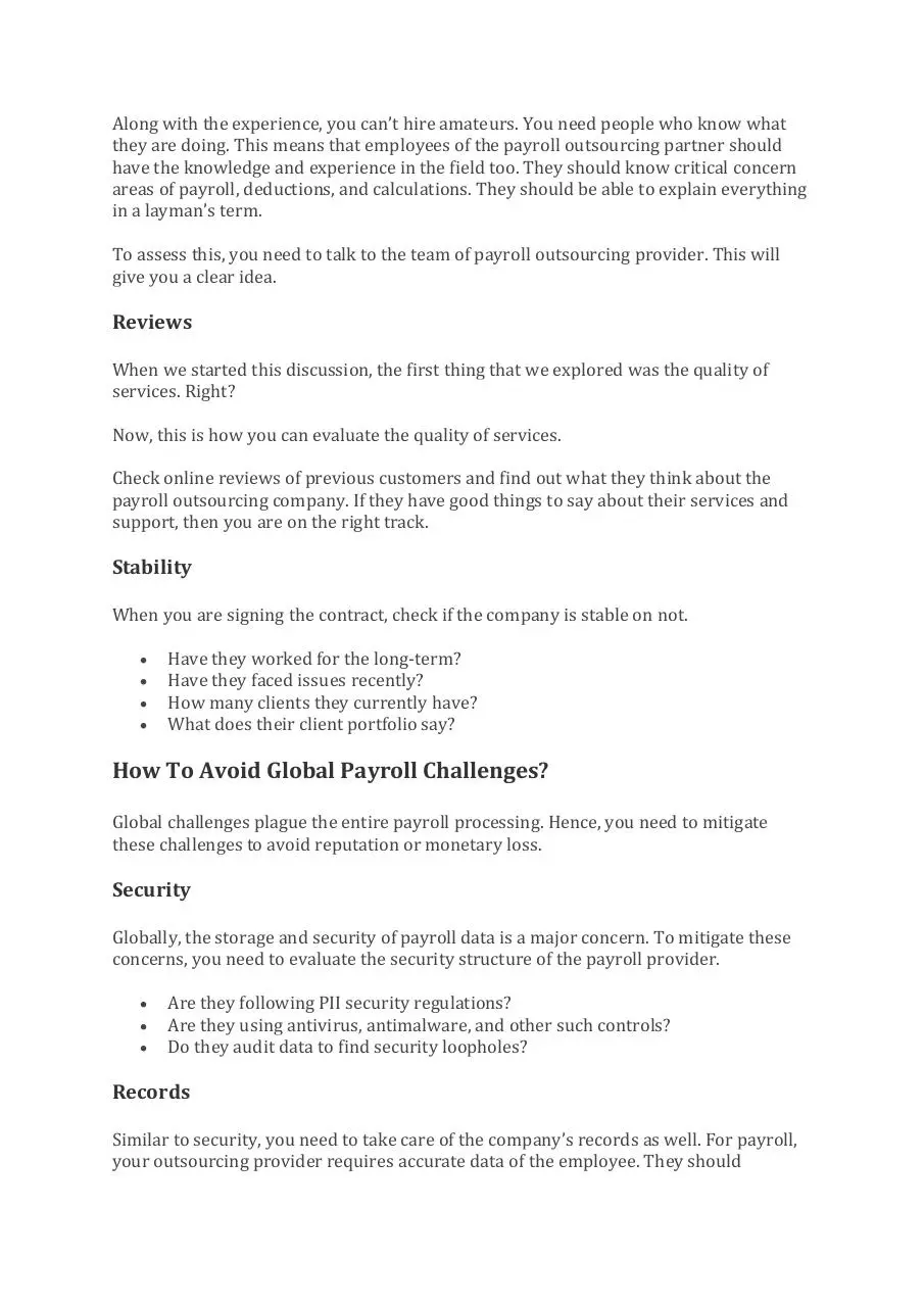 Page 5 of 6, Global Factors To Keep In Mind When Outsourcing Payroll A Comprehensive Guide
