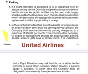 Page 4, Flight Attendant Commuter Parking Policies