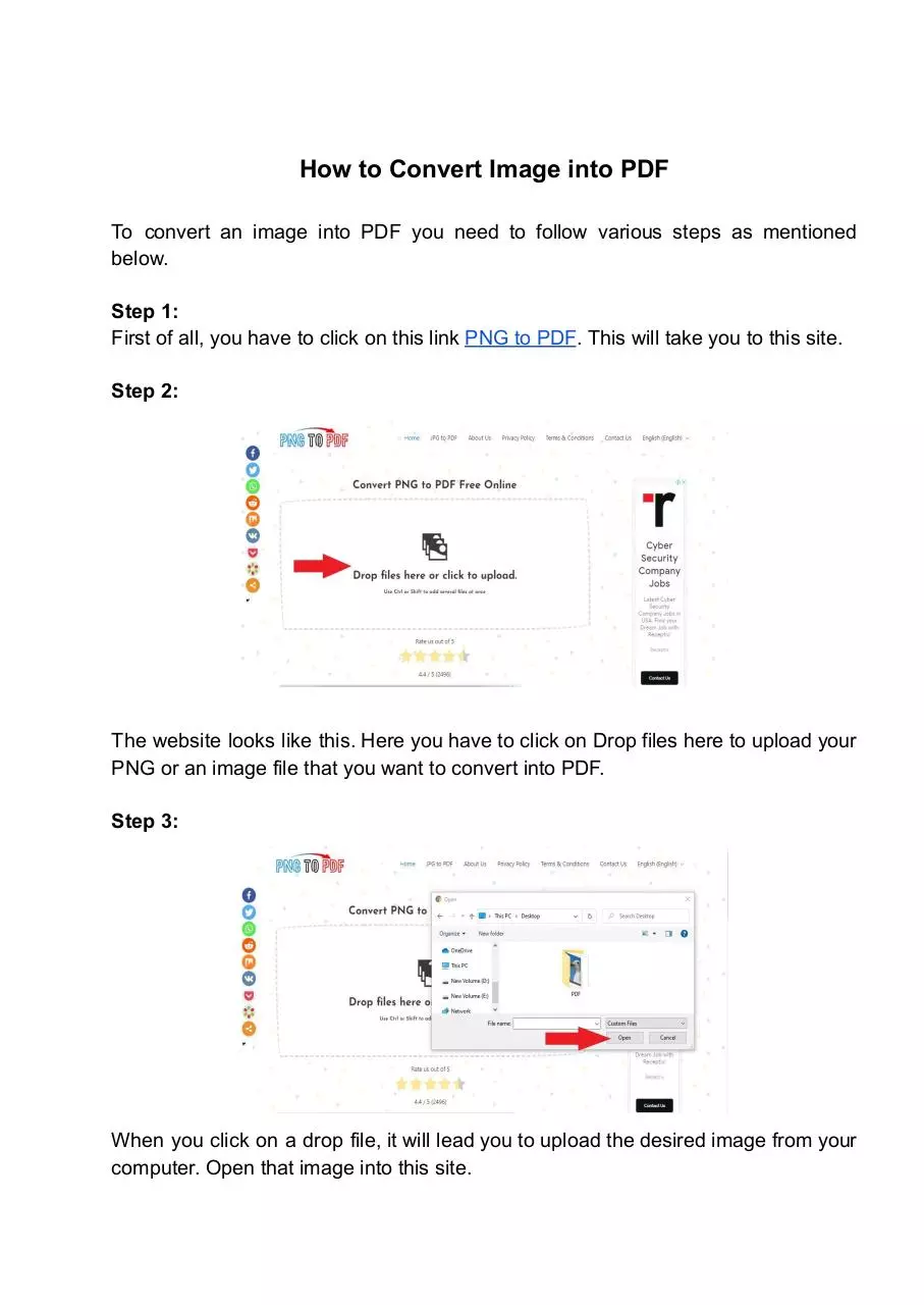 Page 1 of 4, Convert Image to PDF