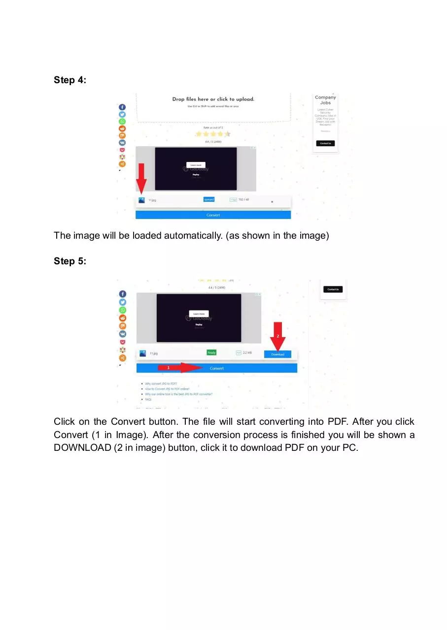 Page 2 of 4, Convert Image to PDF