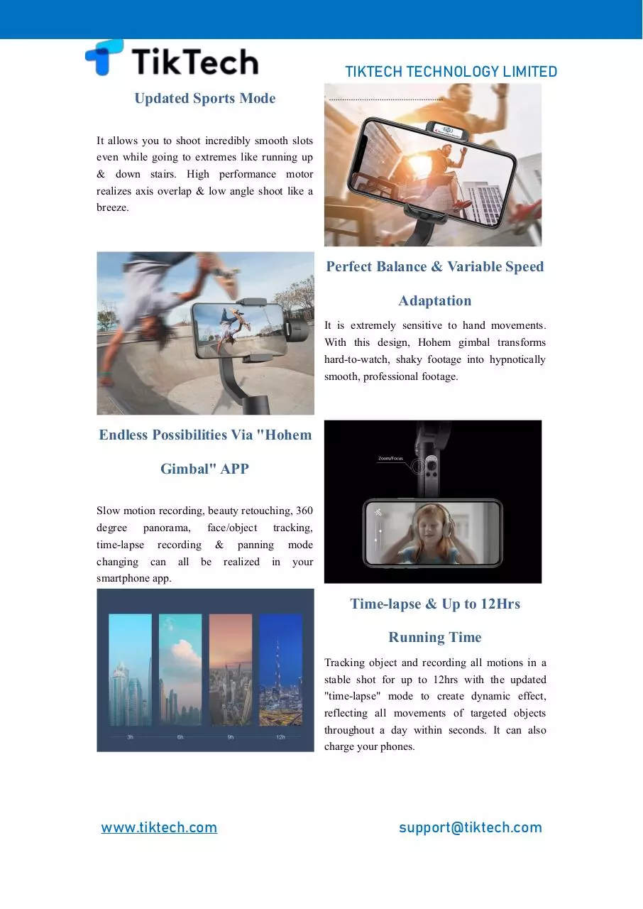 Page 2 of 2, HOHEM iSteady Mobile Plus 3 Axis Gimbal Stabilizer