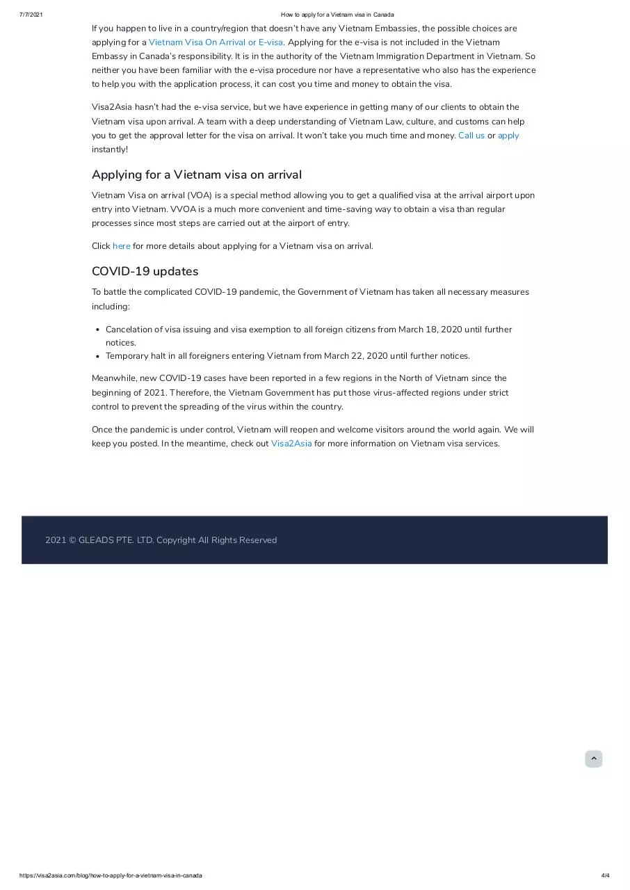 Page 4 of 4, How To Apply For A Vietnam Visa In Canada
