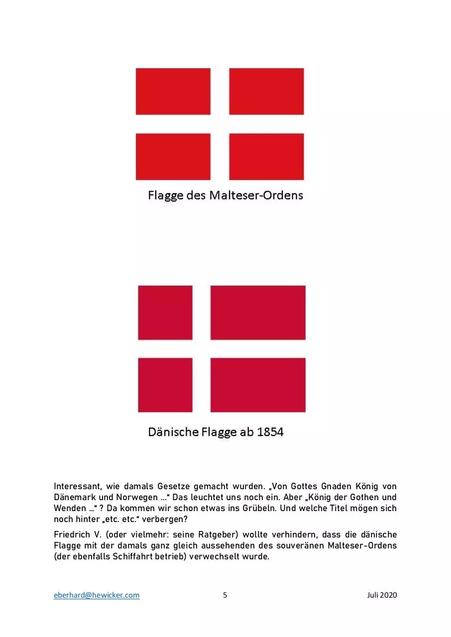 Page 5 of 6, 14 Dänische Flagge