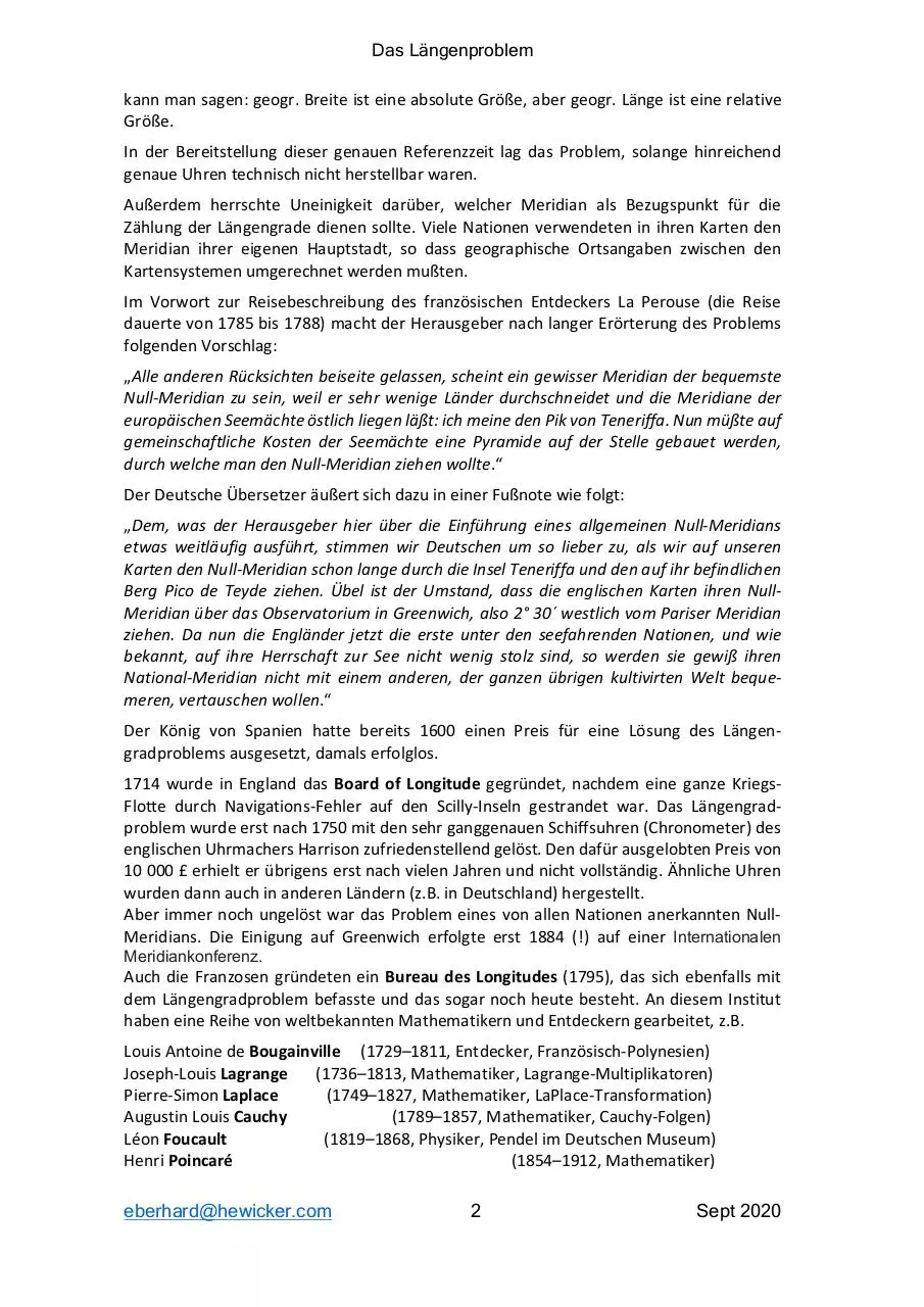 Page 2 of 3, 33 Das Längengrad Problem