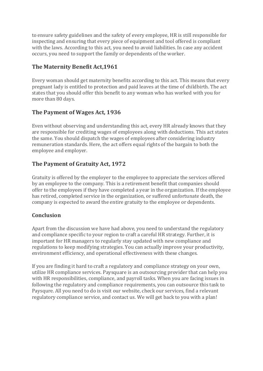 Page 5 of 5, Understanding HR Regulatory and Compliance Requirements