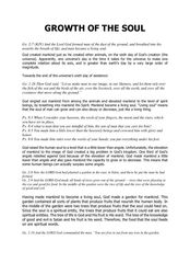 Page 1, Growth of the Soul