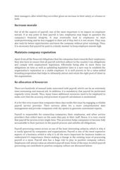 Page 2, Why is payroll process important for any organization
