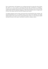 Page 5, Why is payroll process important for any organization