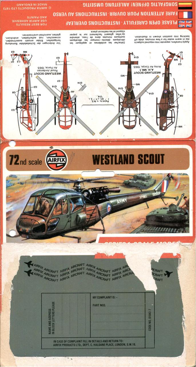 Document preview Airfix 72 Westland Scout AH.1 (01042-7).pdf - page 1/2