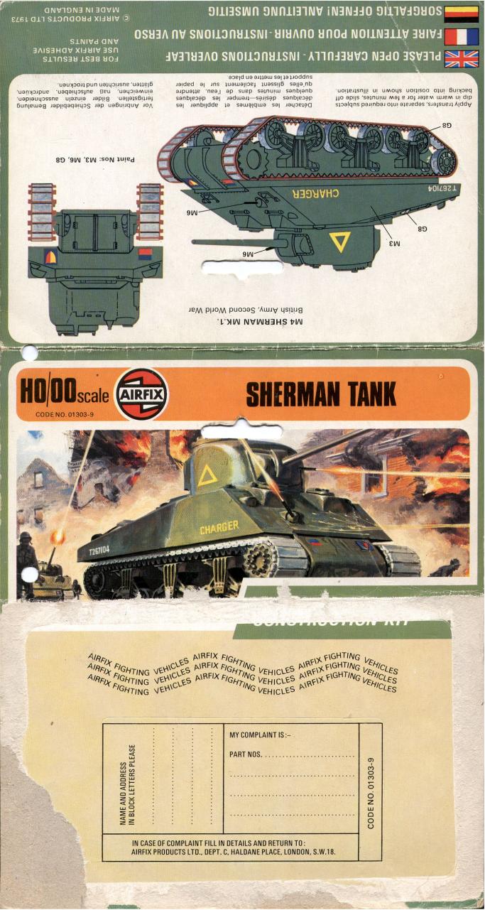 Document preview Airfix 76 Sherman Tank (01303-9).pdf - page 1/2